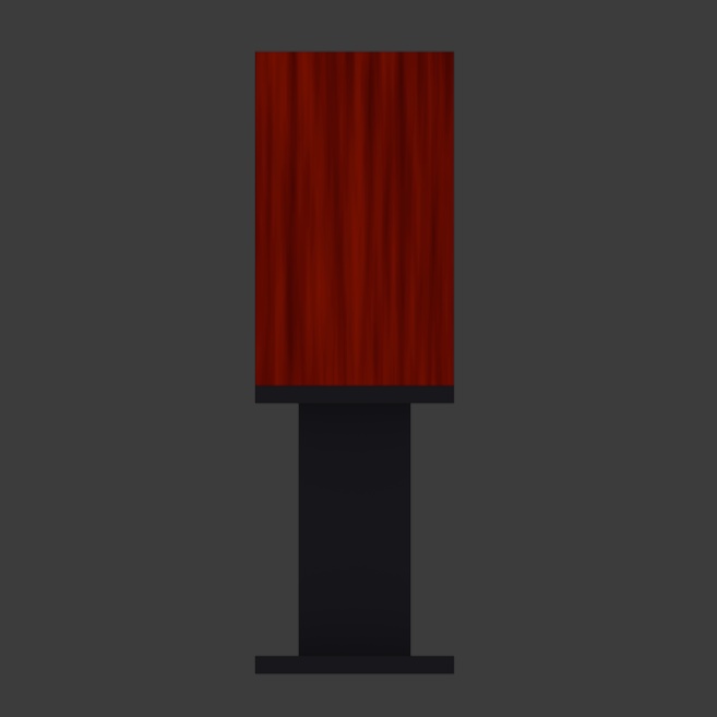 自作風フルレンジスピーカー+スピーカースタンド