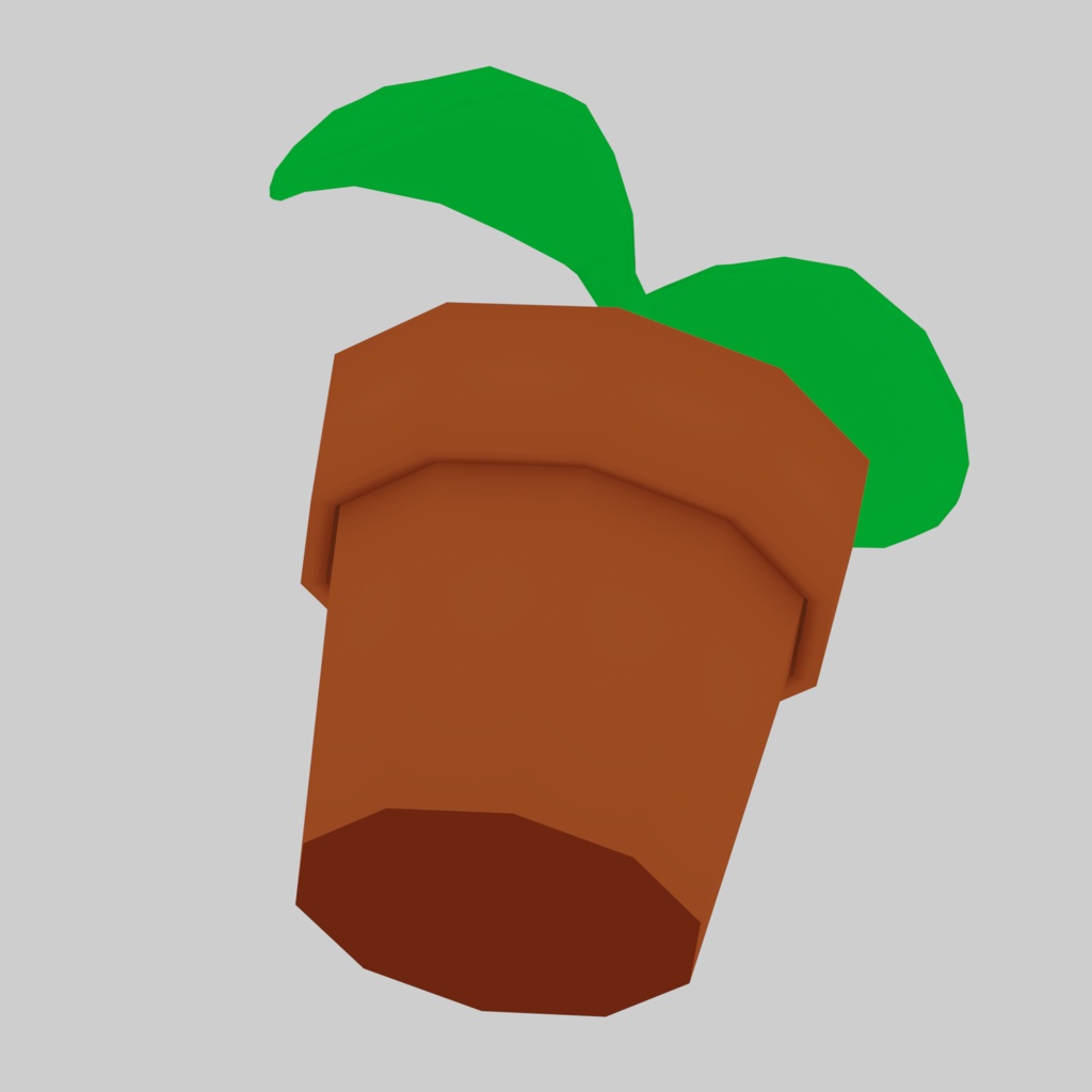 【無料】3Dモデル「植木鉢」