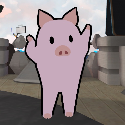 【VRChatアバター】ぶた