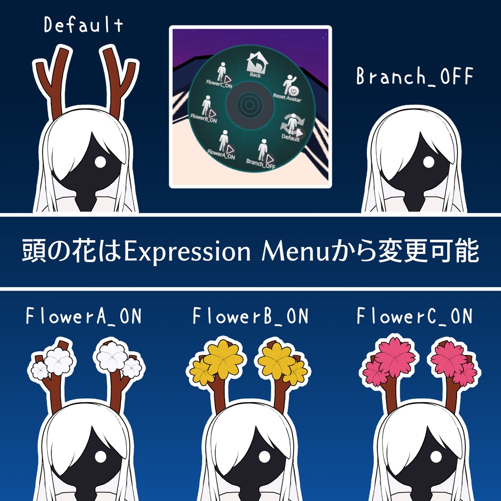 【VRChatアバター】コモリ