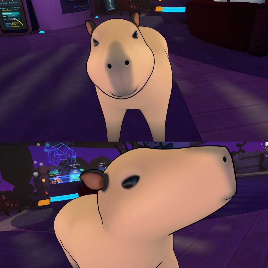 【VRChatアバター】カピバラ