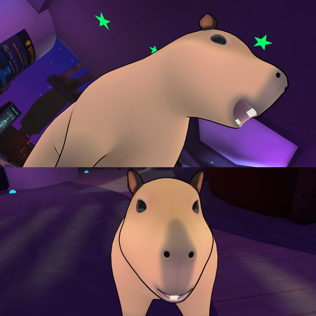 【VRChatアバター】カピバラ