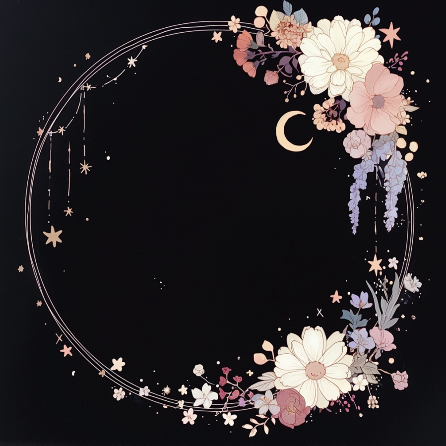 花のアイコンリング