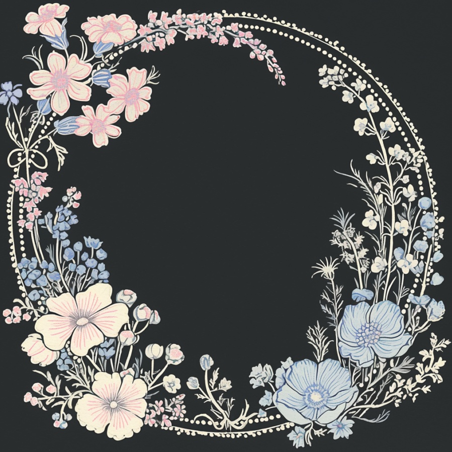 花のアイコンリング