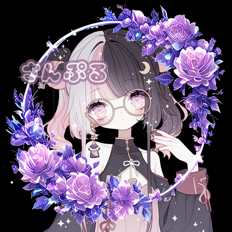花のアイコンリング