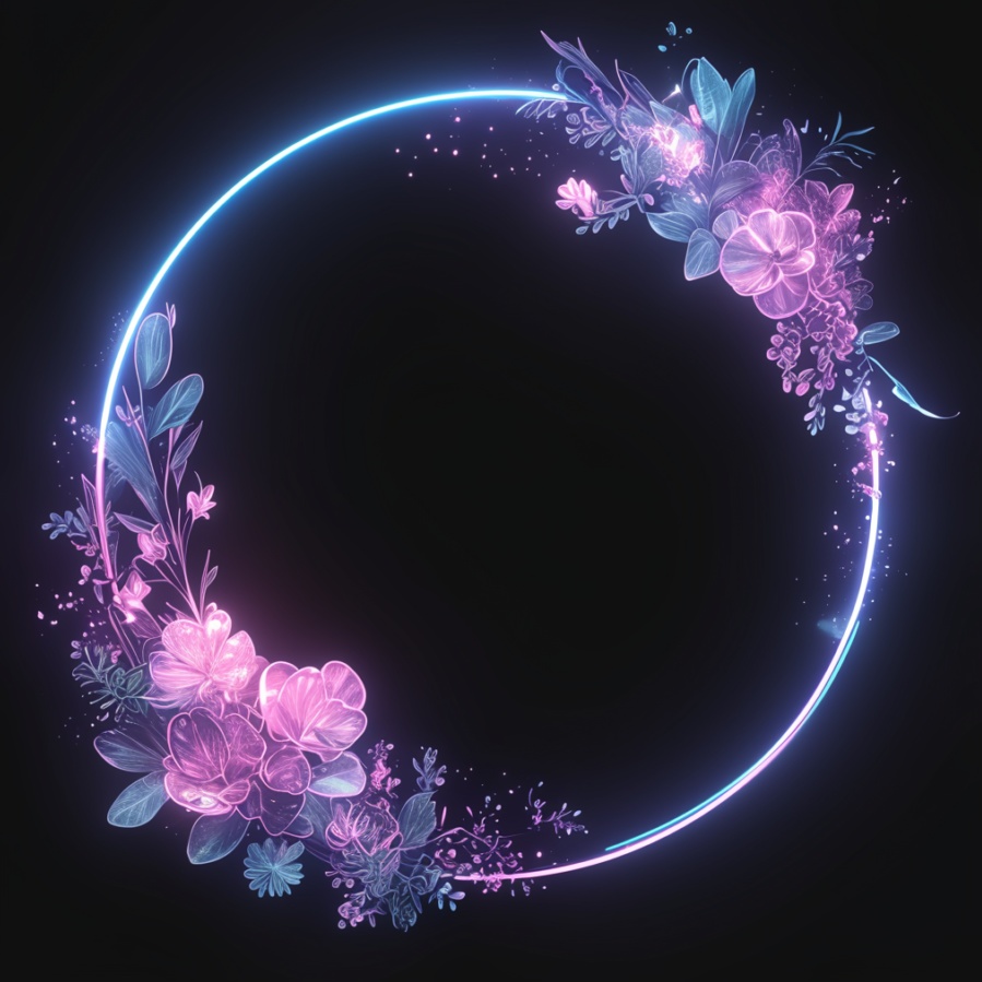 花のアイコンリング