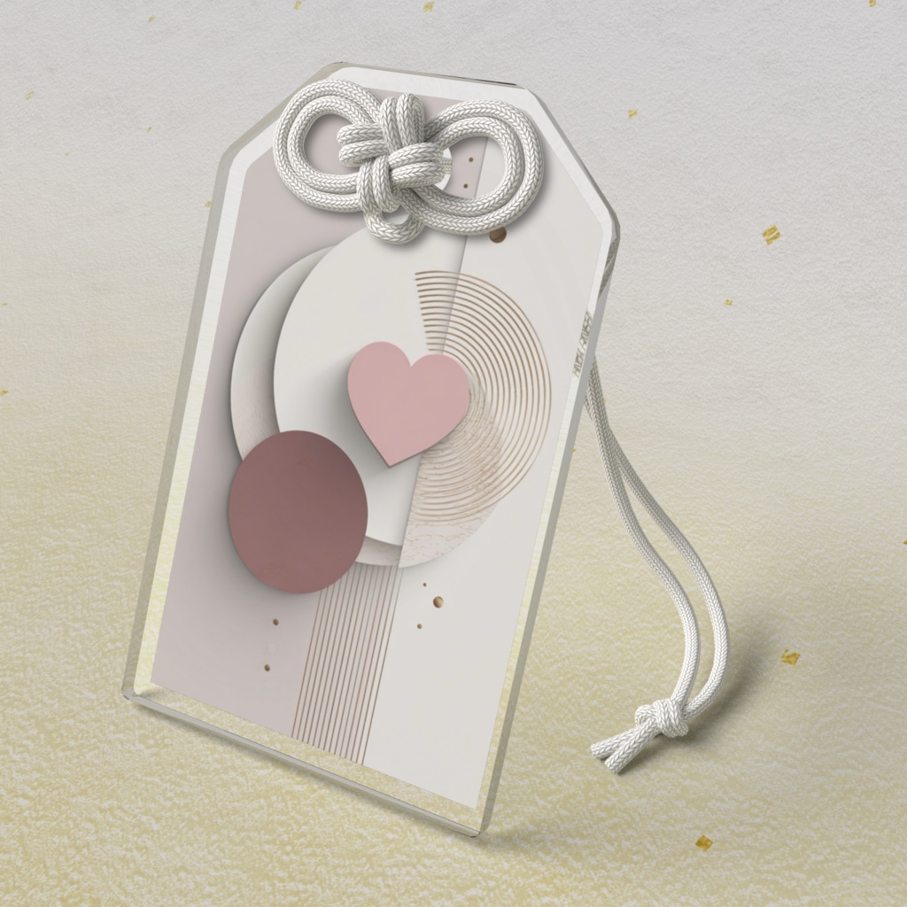 アクリルのお守り