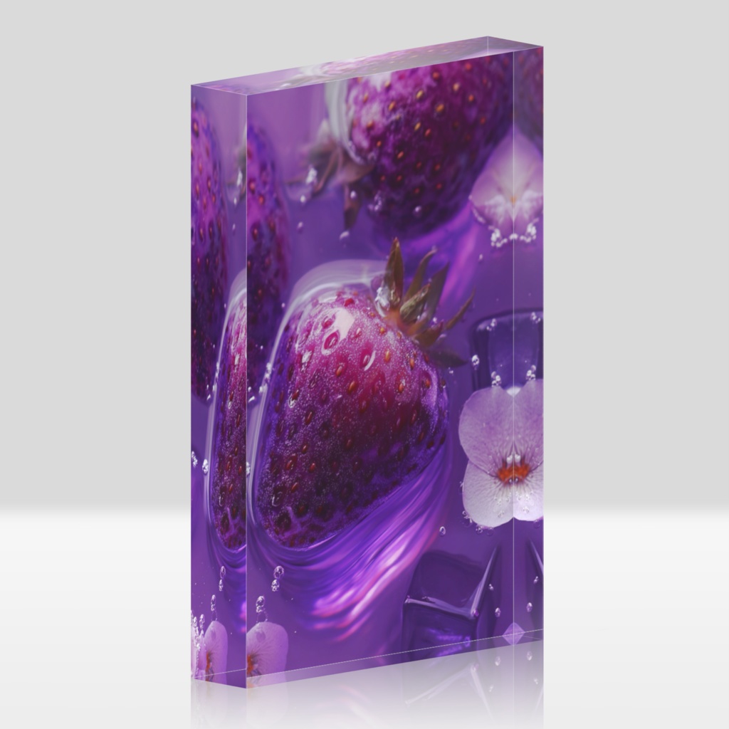 アクリルブロック いちご