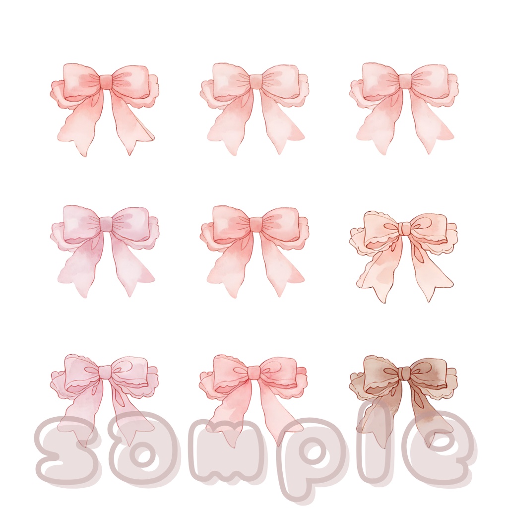 デジタルステッカー(高画質化して背景透過せず)36個set