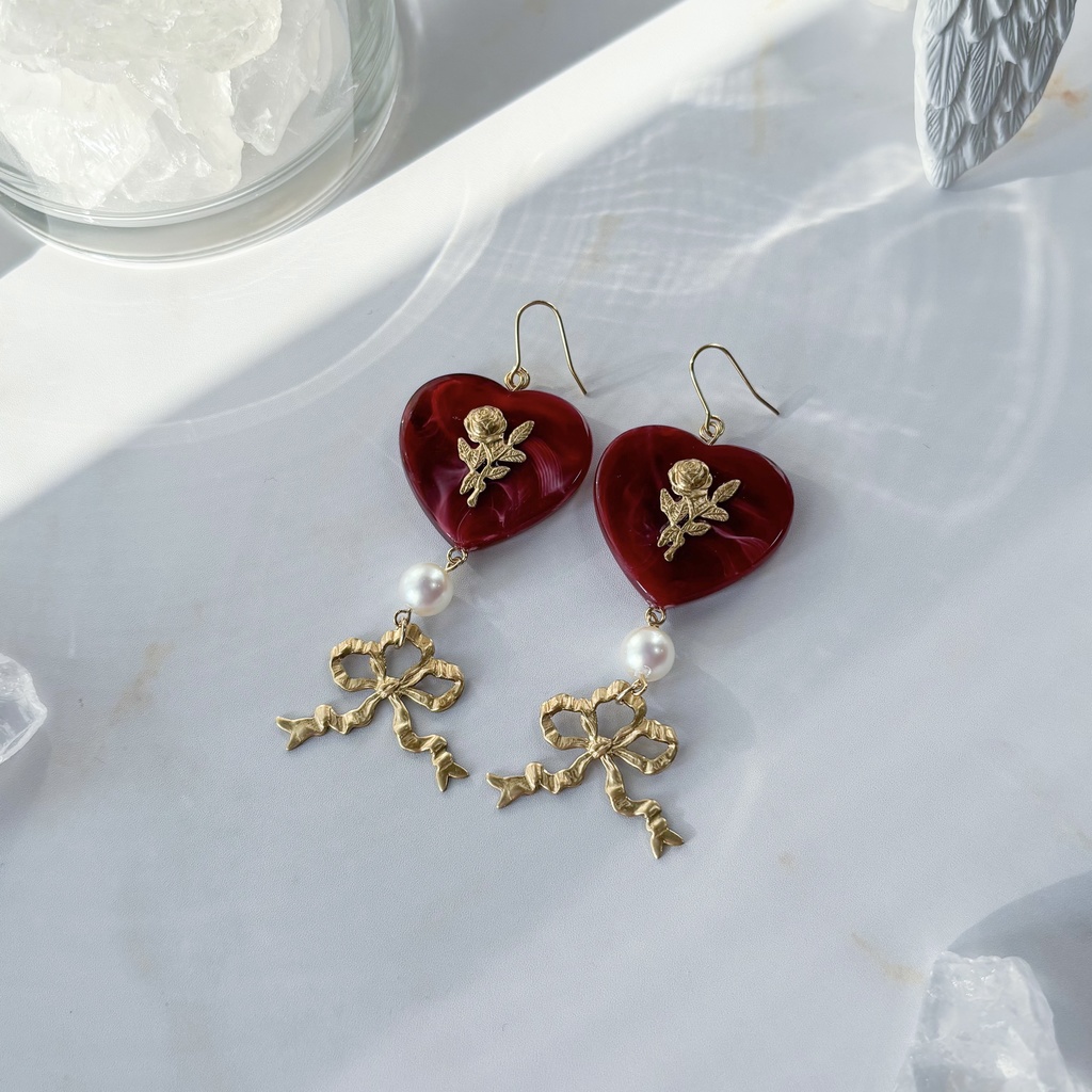 恋と深空 ホムラ イメージピアス/イヤリング ”酒興への誘い”