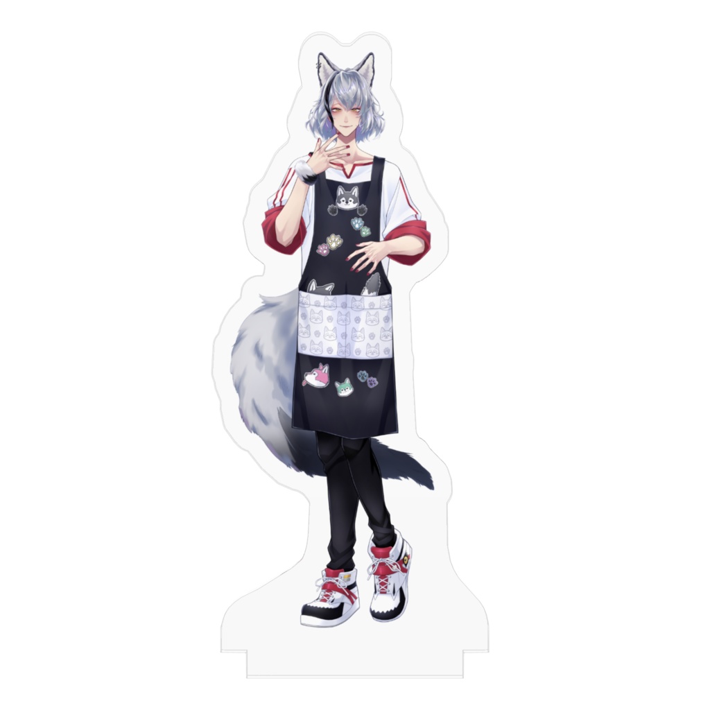 【アクリルフィギュア】ハイイロ大神公式グッズ【保育士衣装】
