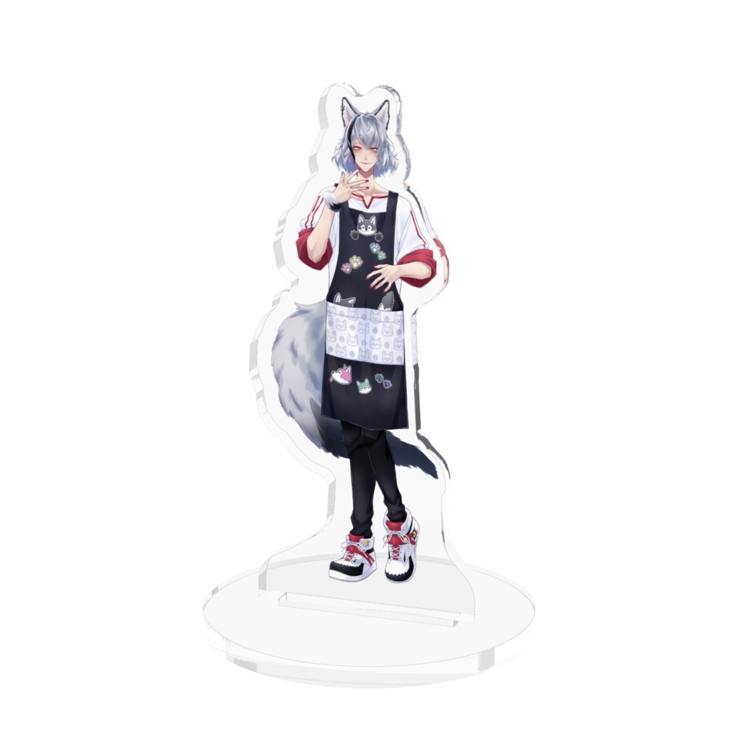 【アクリルフィギュア】ハイイロ大神公式グッズ【保育士衣装】