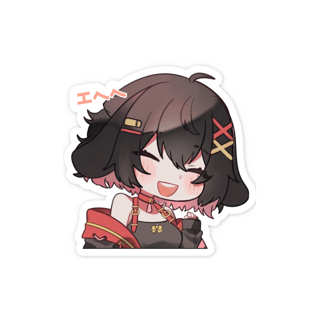 表情4種ステッカー 文字入り