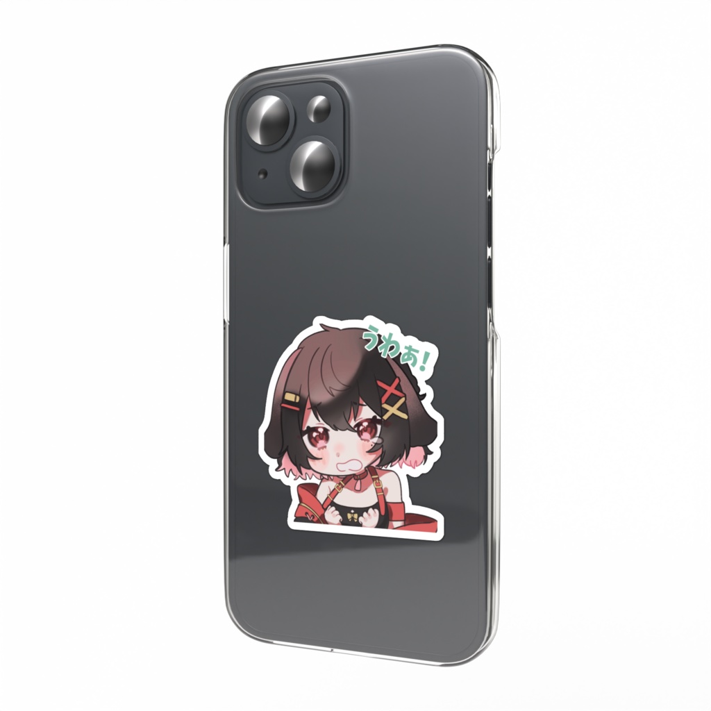 表情4種ステッカー 文字入り