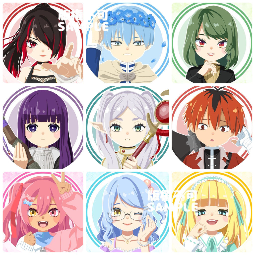 ロゴアイコン風イラスト【即購入不可】