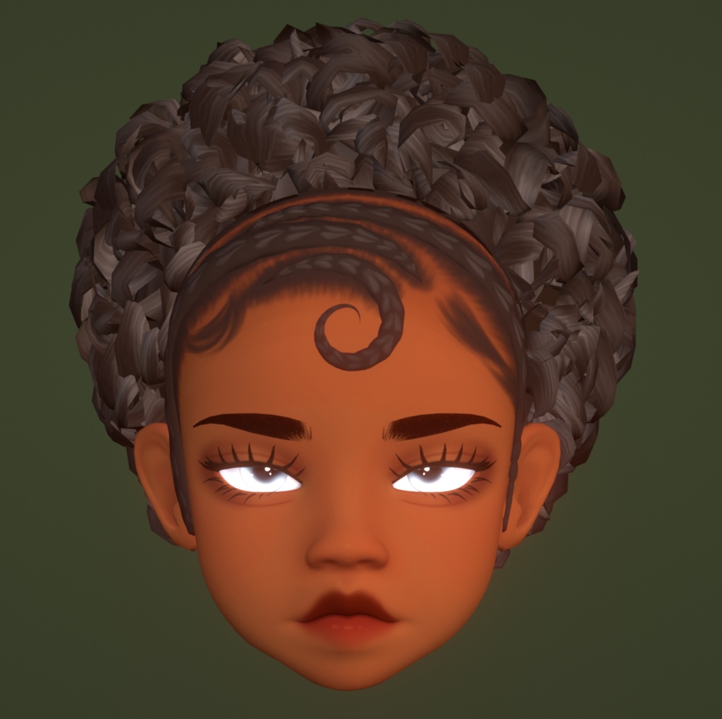 Twirly Braids Hair