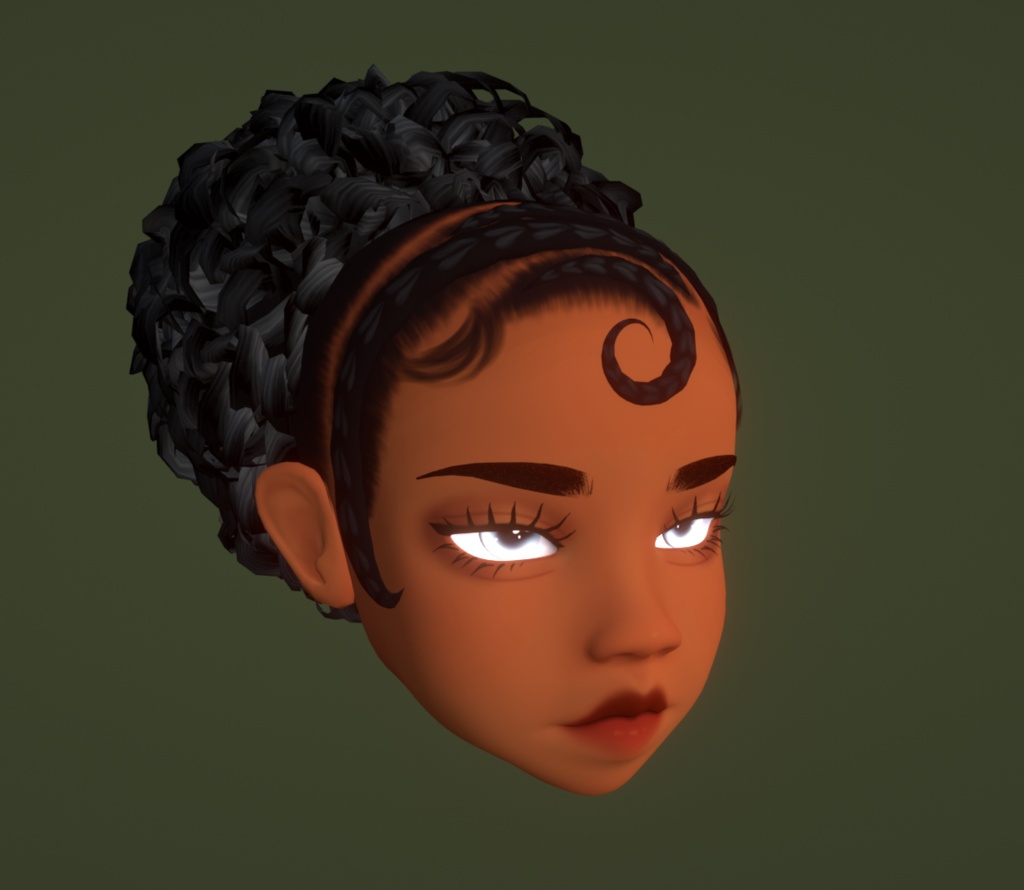 Twirly Braids Hair