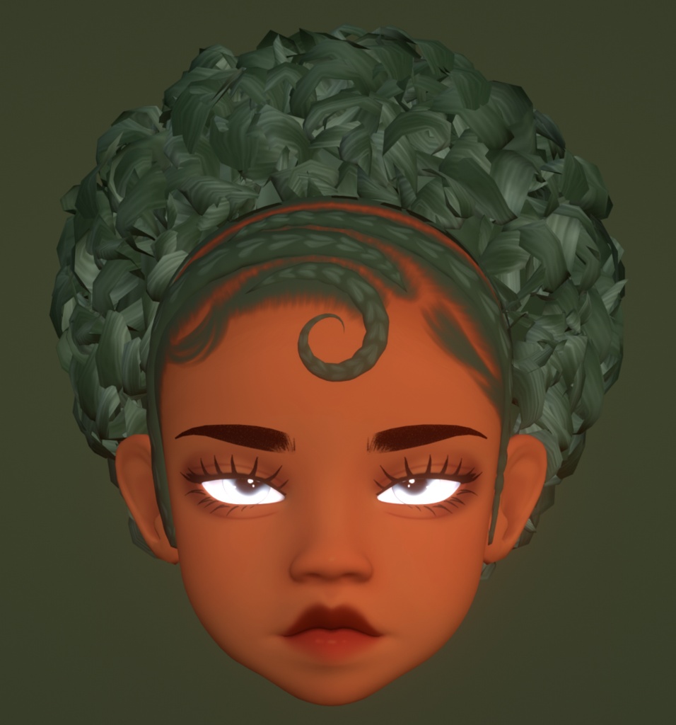 Twirly Braids Hair