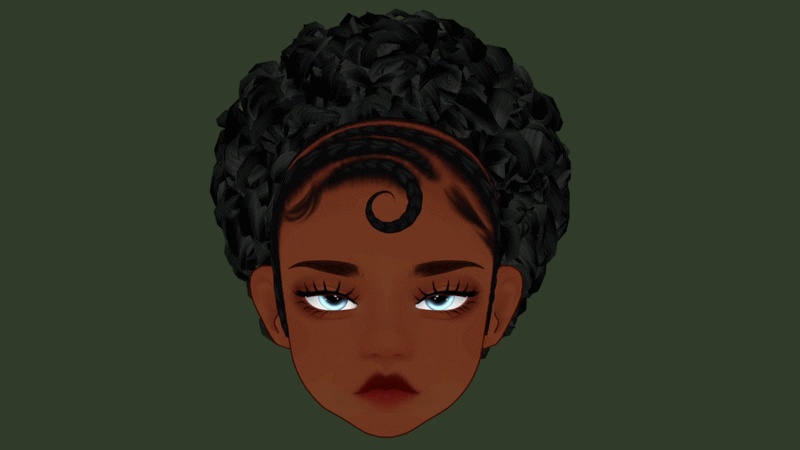 Twirly Braids Hair