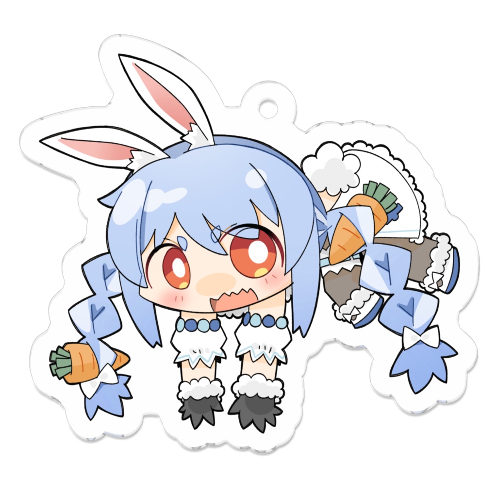 つられぺこちゃんアクキー