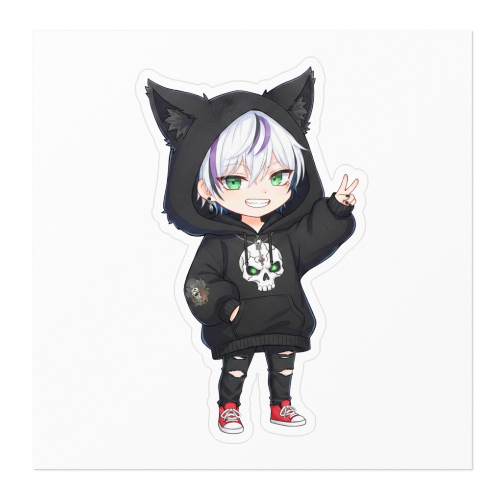 ちび夏ステッカー