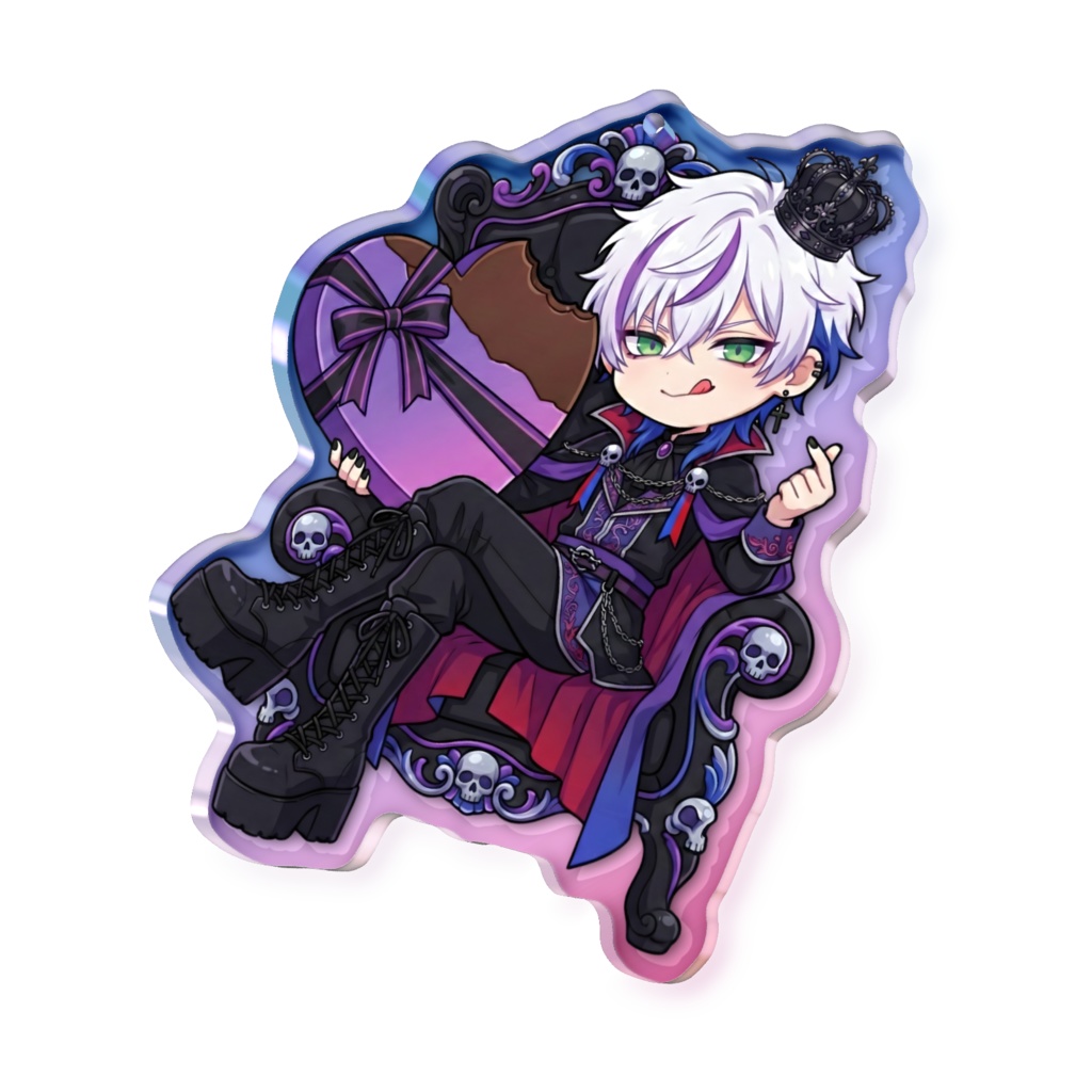 V-day　ちび夏オーロラアクキー