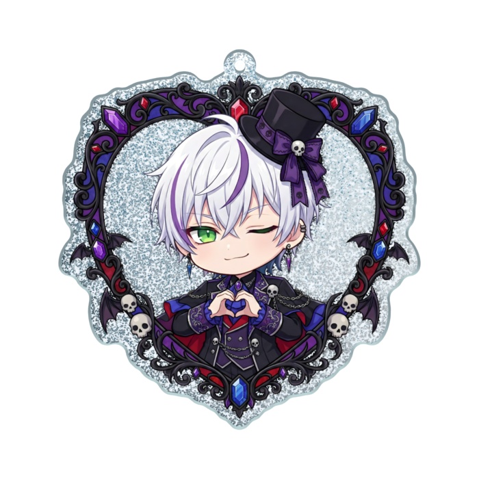 V-day　ちび夏ラメアクキー