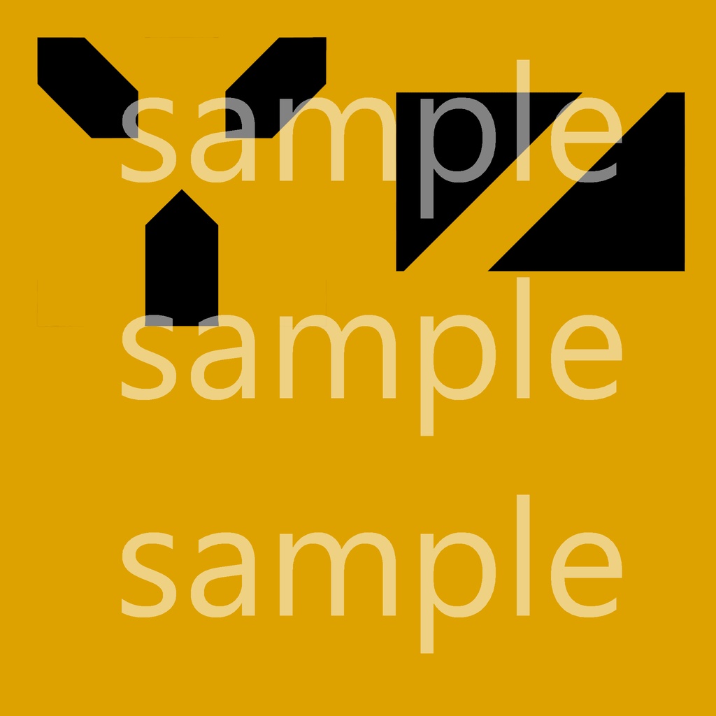 Collapsed Alphabet Decal