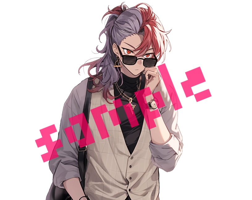 立ち絵 ガラの悪い男