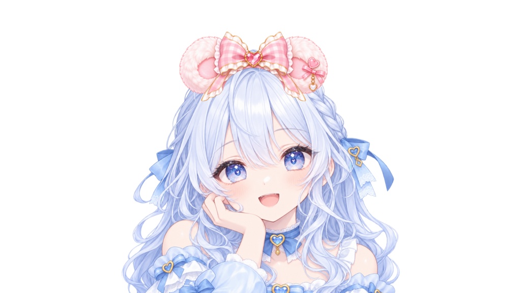 【無料】VTuber用 アニマルカチューシャ 3種セット|VTube Studio対応・透過PNG