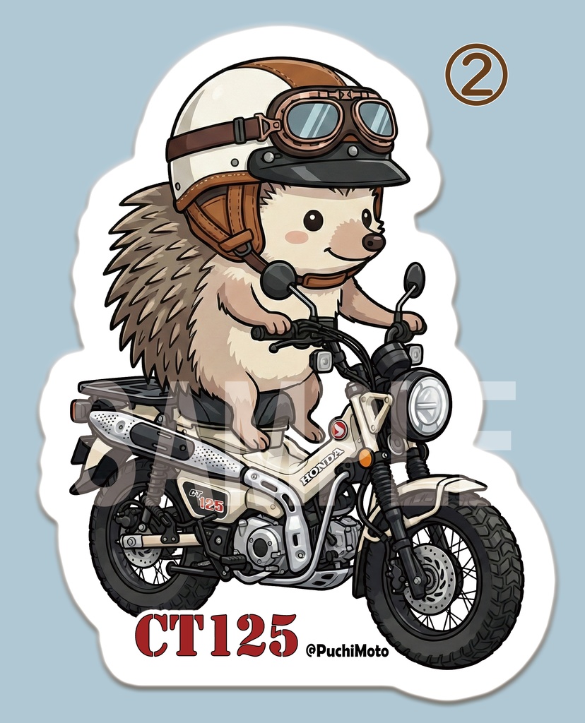 HONDA ハンターカブ CT125 & ハリネズミ