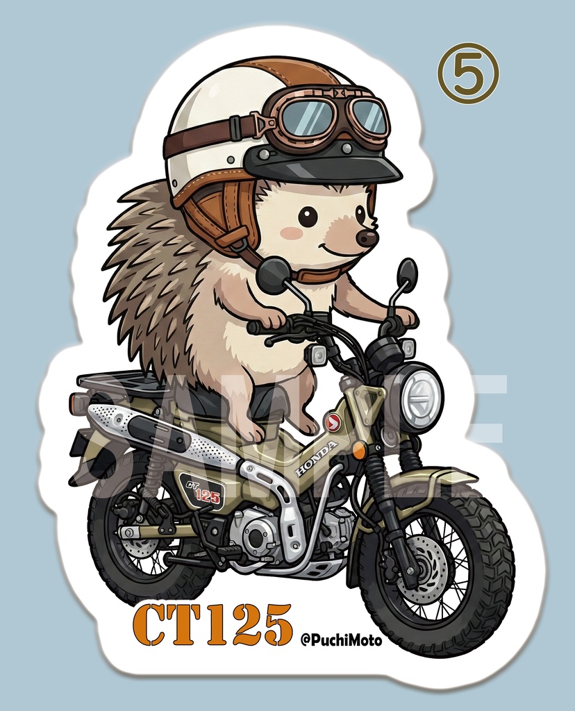 HONDA ハンターカブ CT125 & ハリネズミ