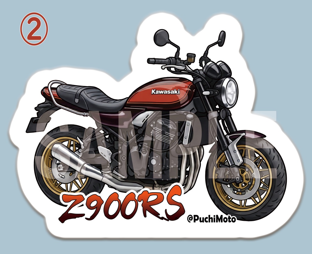 Kawasaki Z900RS ステッカー