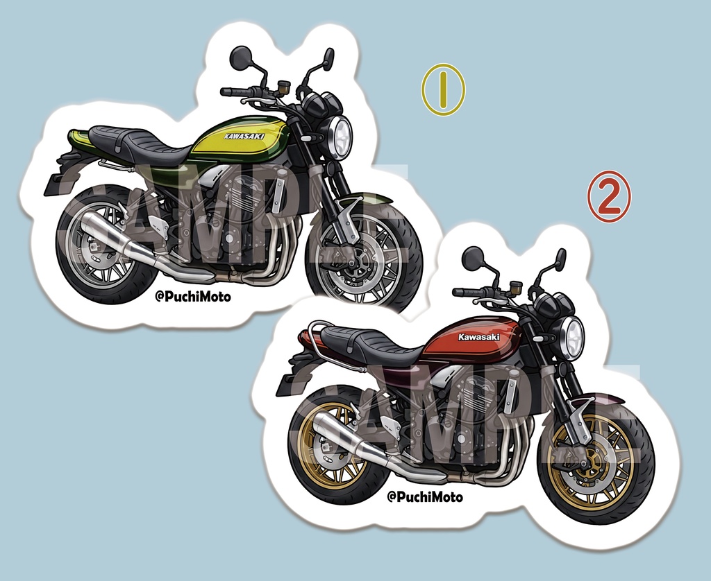 Kawasaki Z900RS ステッカー