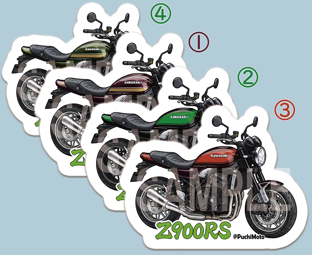 Kawasaki  Z900RS  ステッカー
