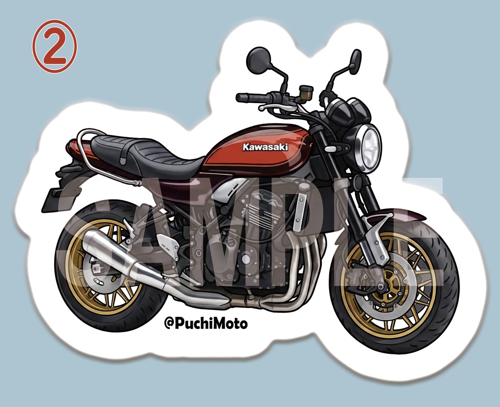 Kawasaki Z900RS ステッカー
