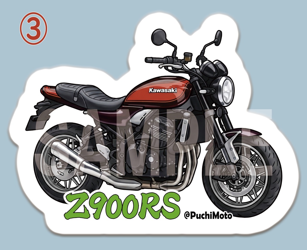 Kawasaki Z900RS ステッカー
