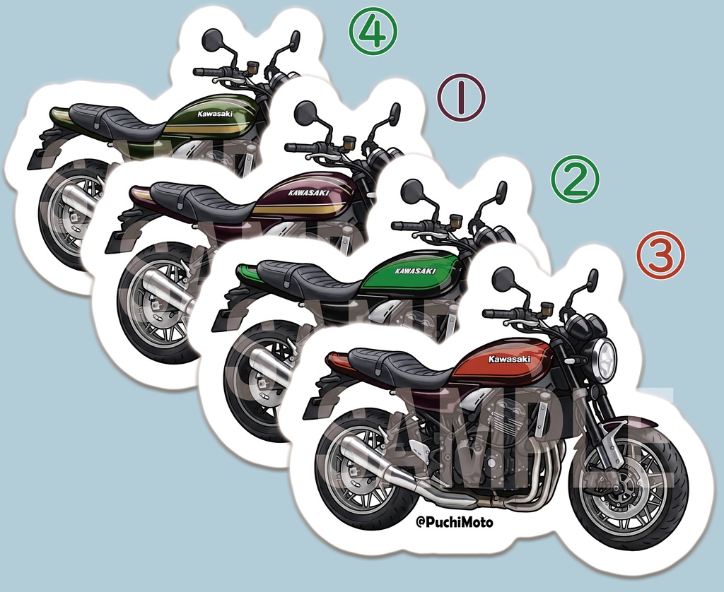Kawasaki Z900RS ステッカー