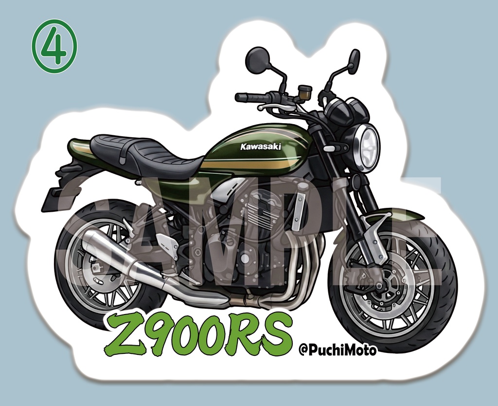 Kawasaki Z900RS ステッカー