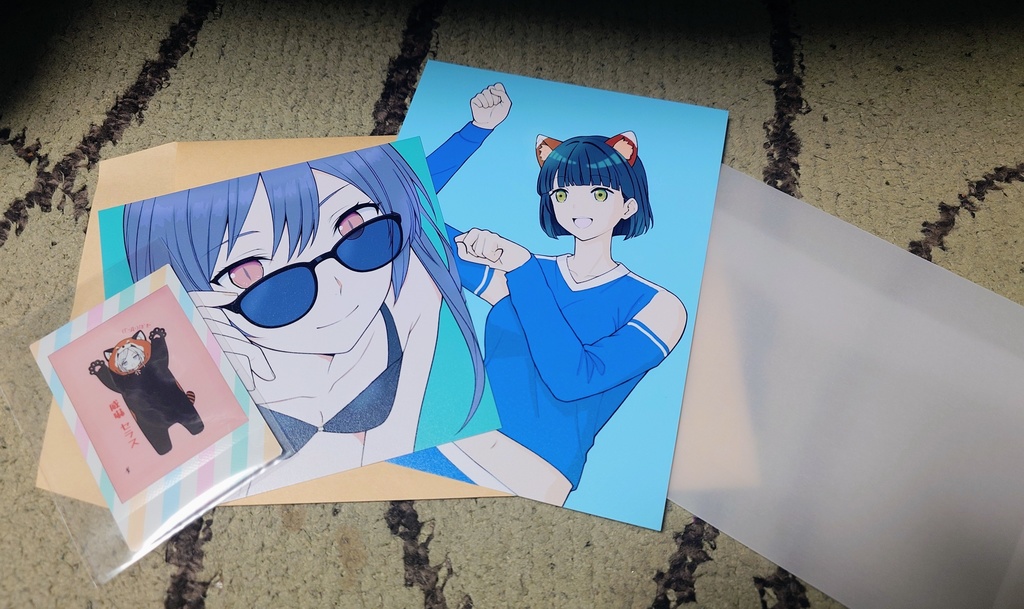 イラストフォトカードセット