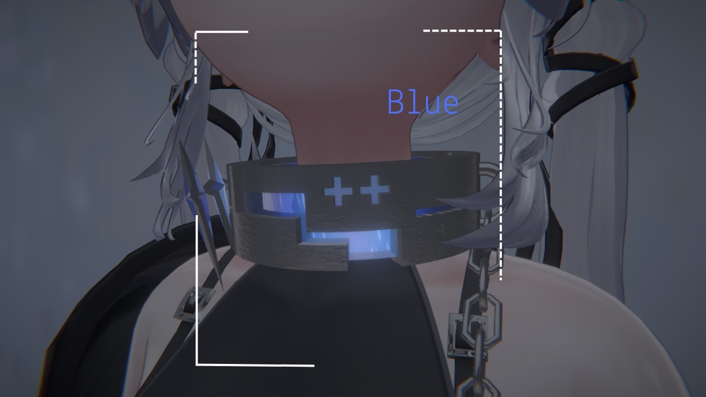 【VRChat想定】Crystal Choker/クリスタルチョーカー