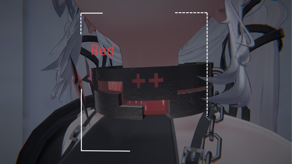 【VRChat想定】Crystal Choker/クリスタルチョーカー