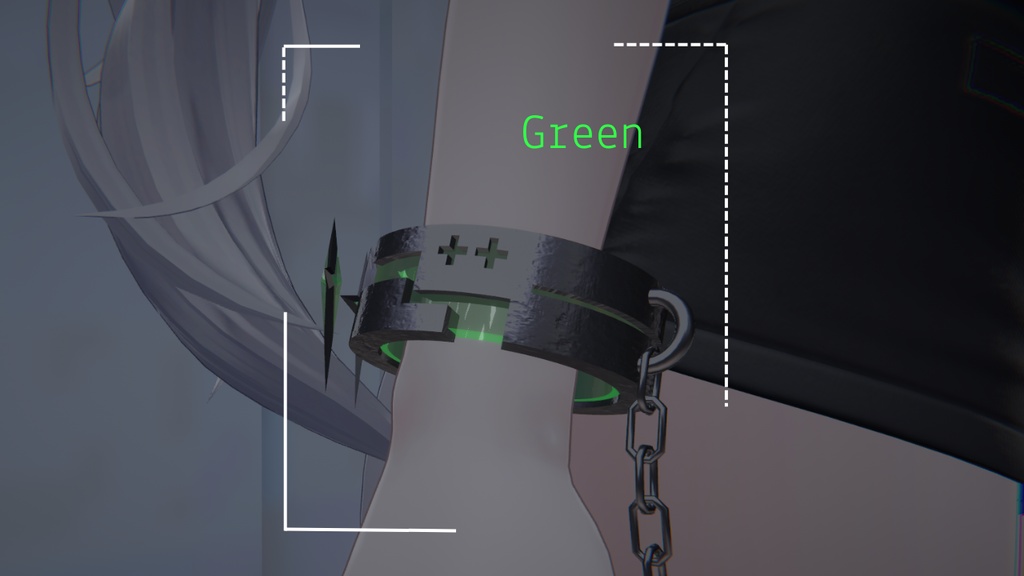 【VRChat想定】Crystal Choker/クリスタルチョーカー