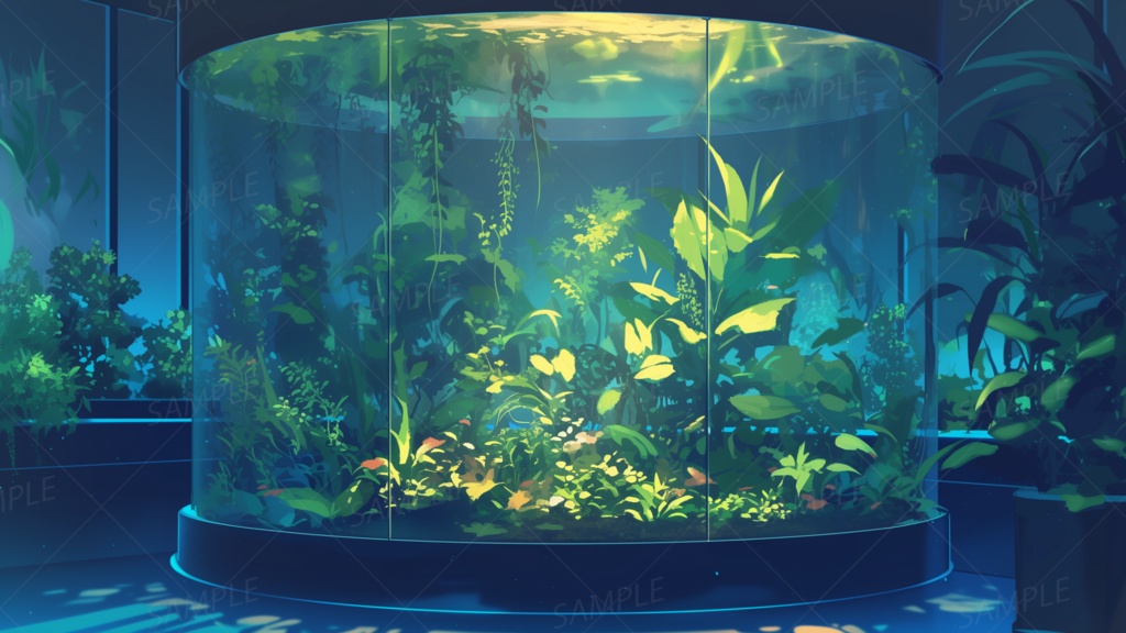 【動く背景】眠らないアクアリウム