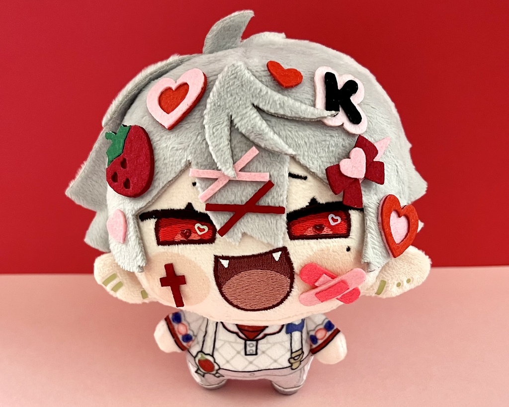 ぬいデコパーツ ❤️Red