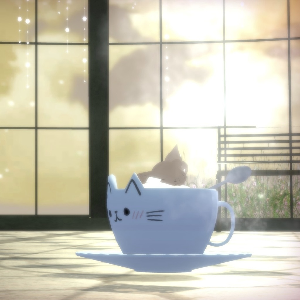 かぷちーにゃ【オリジナル3Dモデル】PhysBone対応済み