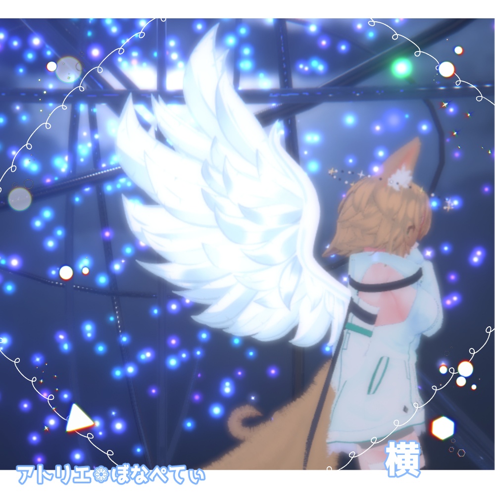 天使ちゃんセット✨【オリジナル3Dアクセサリ】