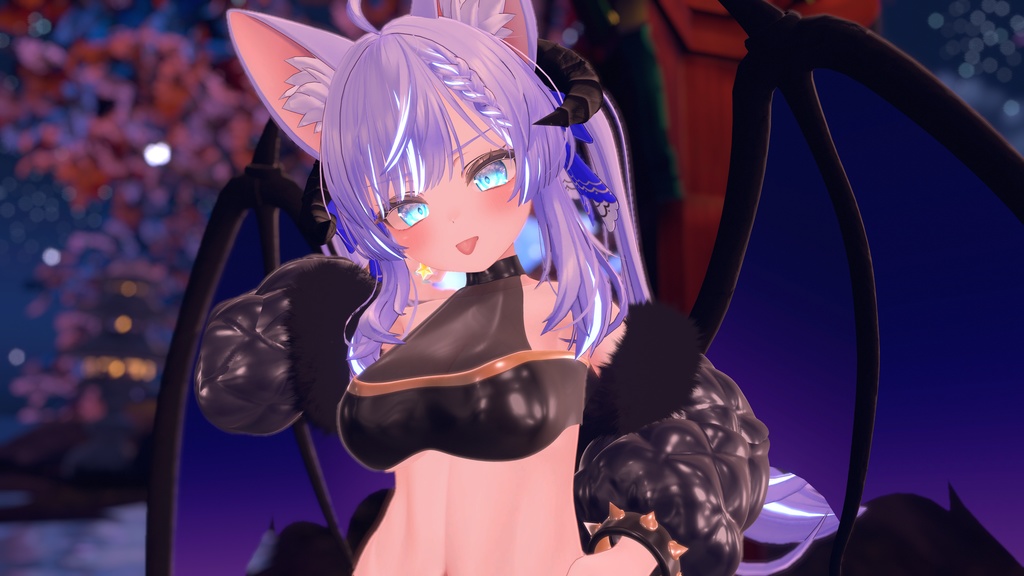 【マヌカ対応】3D衣装モデル《ノクターナル・エクスタシー》おまけ付き!