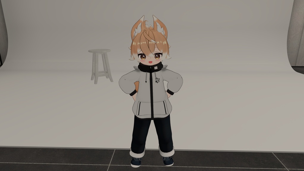 【オリジナル3Dモデル】チャコ(chaco)【人とケモノの姿のおとこのこ】【衣装無料追加第2弾:みゃおぺっと】