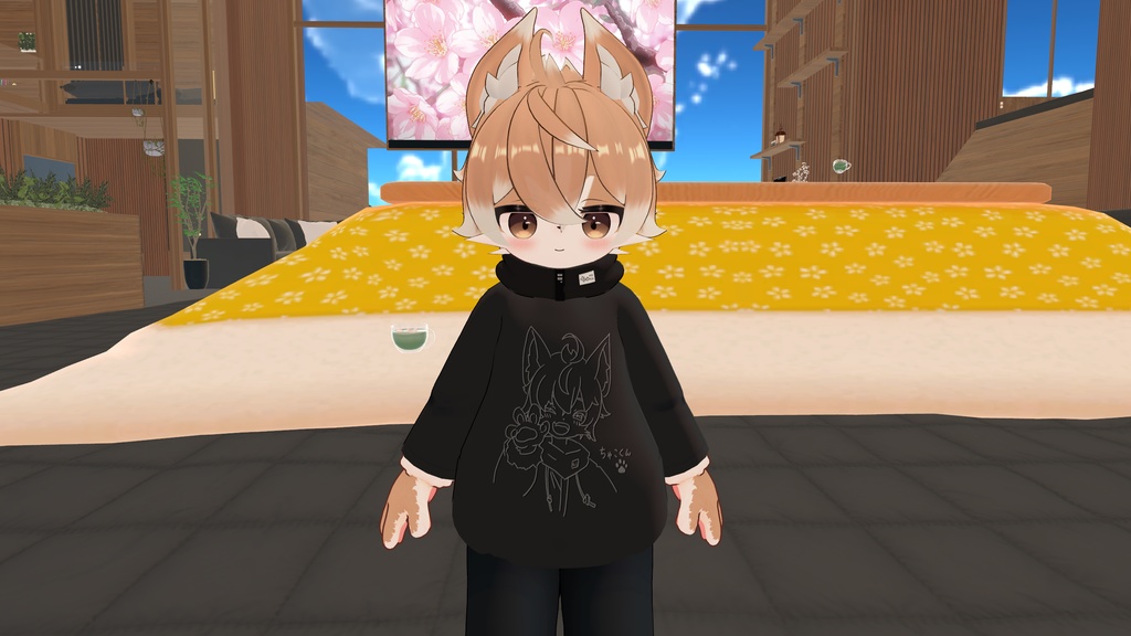 【チャコ対応】3D衣装モデル《推し文字Tシャツ》